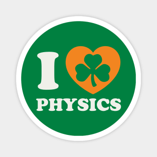 St Patricks Day Physics Irish Physics Teacher Shamrock Magnet